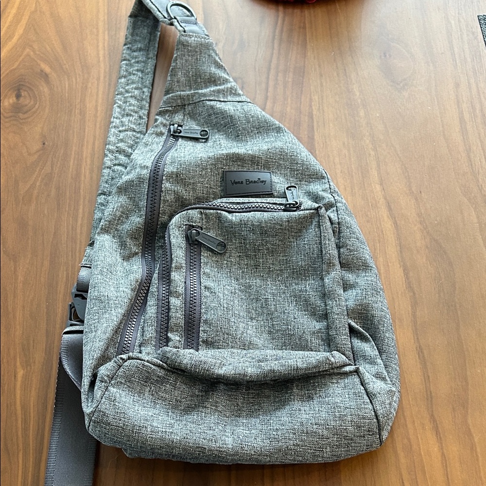 Vera Bradley Gray Sling Bag